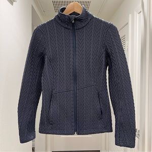 EUC Spyder sweater/knit fleece full zip jacket, size S
